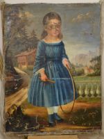 c(1)ritratto di bambina prima del restauro 